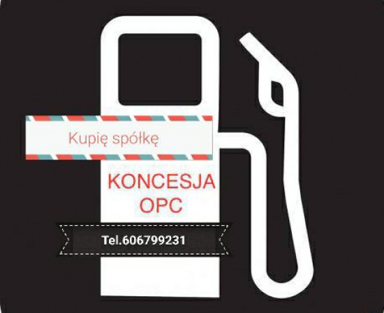 Kupię spółkę z koncesją OPC przejmę stowarzyszenie